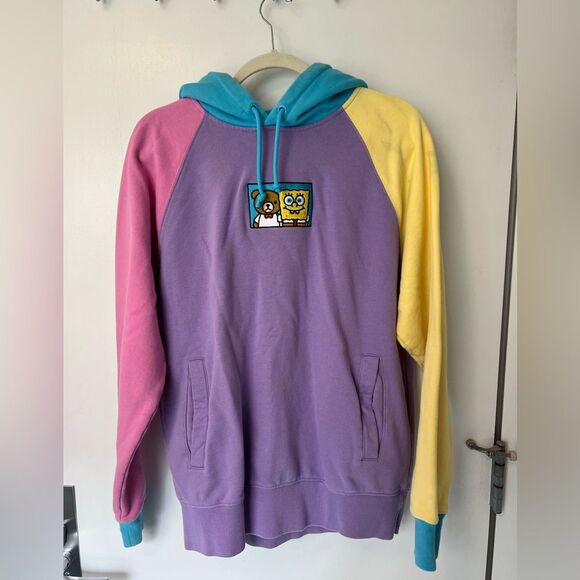 Teddy Fresh Spongebob color block hoodie - Picture 1 of 5
